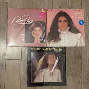 Céline Dion Vintage Vinyl Record Collection
